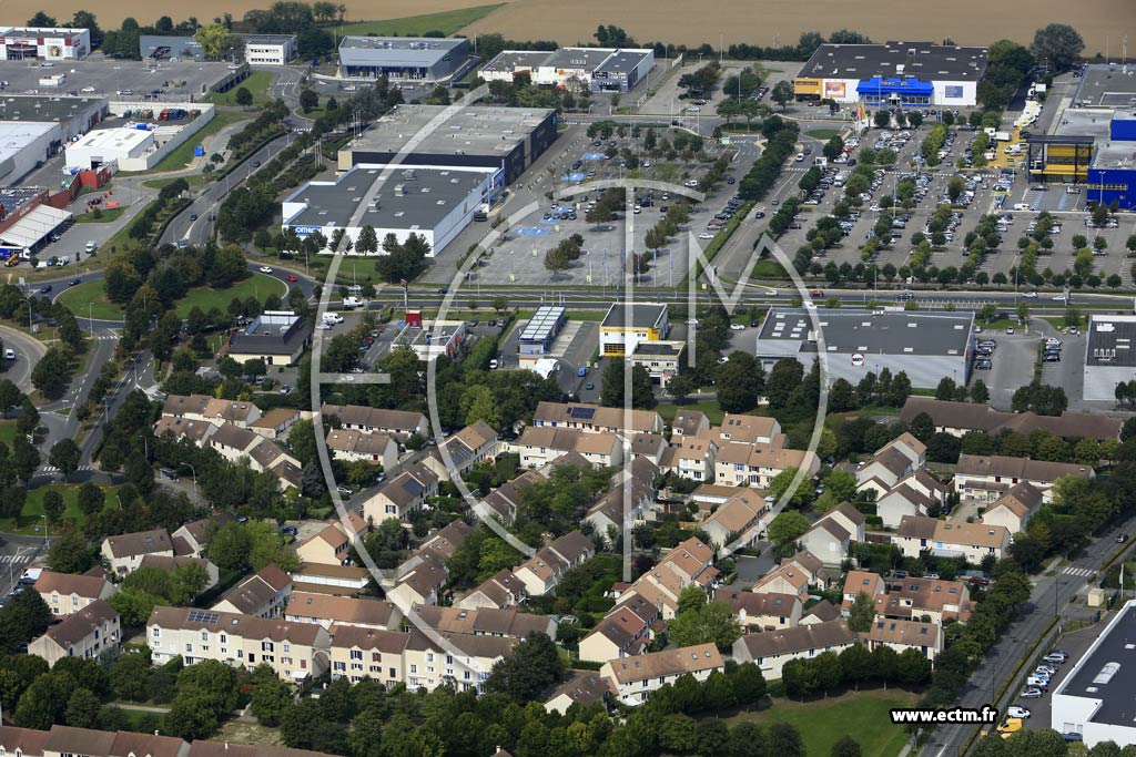 Photo arienne de Plaisir (Quartier de l'Avre)