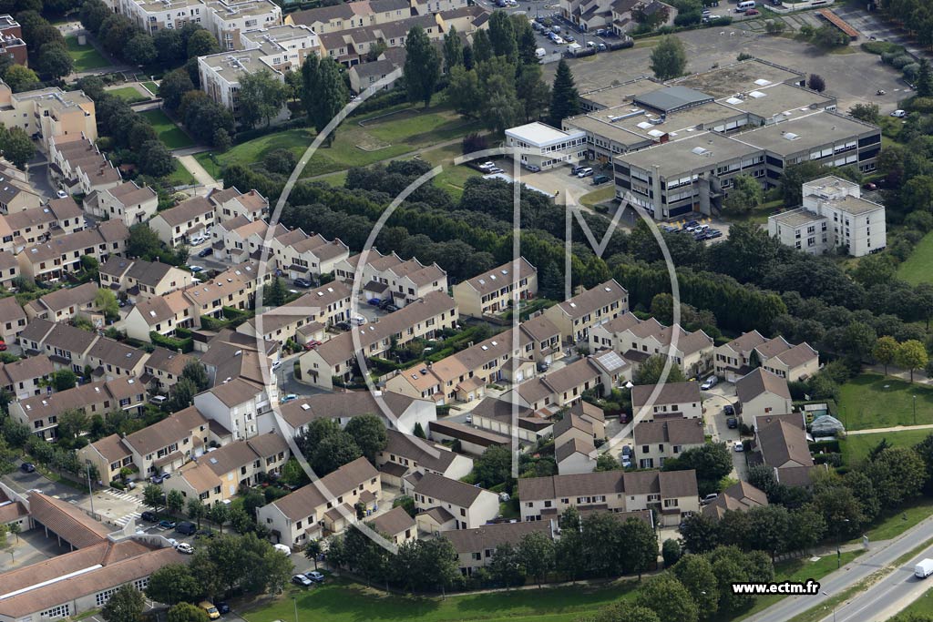 Photo arienne de Plaisir (Quartier de l'Avre)