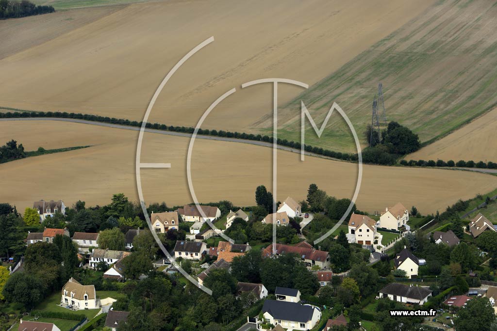 Photo arienne de Saint-Germain-de-la-Grange (Chatron)