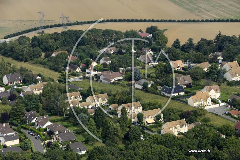 Photo arienne de Saint-Germain-de-la-Grange (les Cottages)