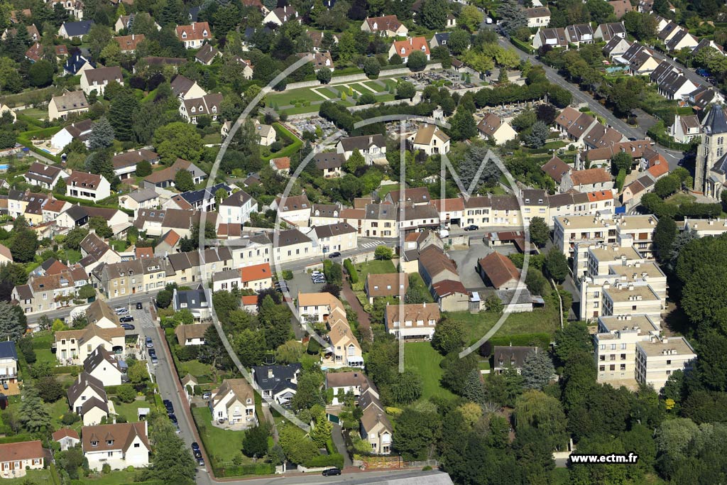 Photo arienne de Saint-Nom-la-Bretche