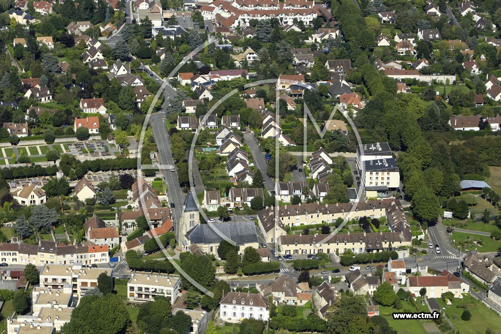 Photo arienne de Saint-Nom-la-Bretche