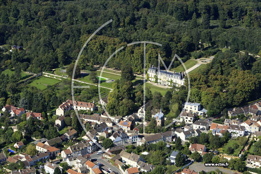 Photo arienne de Saint-Nom-la-Bretche (la Tuilerie des Vaux)