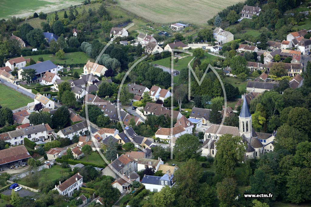 Photo arienne de Thiverval-Grignon