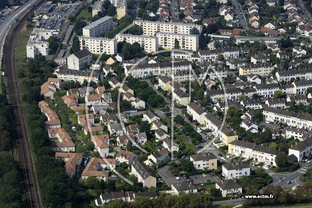 Photo arienne de Villepreux (la Haie Bergerie)