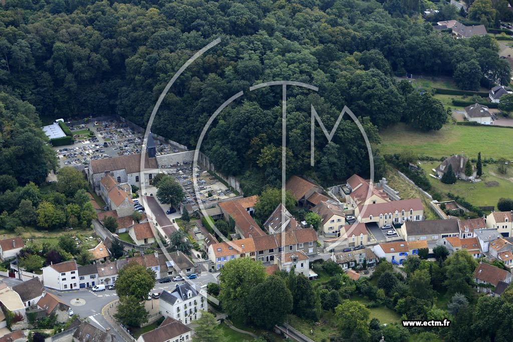 Photo arienne de Villiers-Saint-Frderic