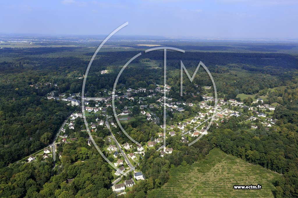 Photo arienne de Aumont-en-Halatte