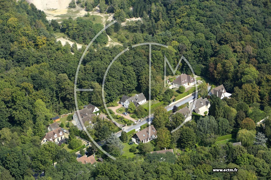 Photo arienne de Aumont-en-Halatte