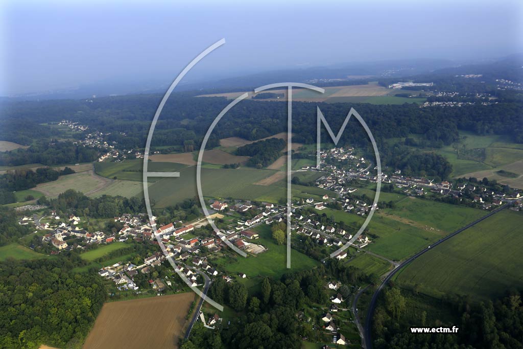 Photo arienne de Bailleval