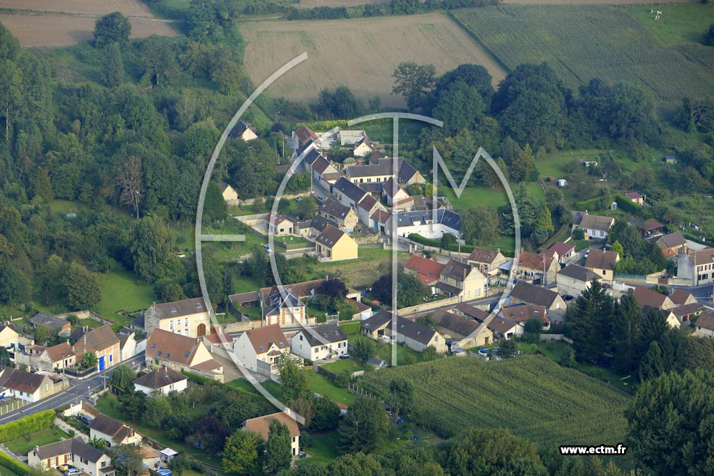 Photo arienne de Bailleval (Sncourt)