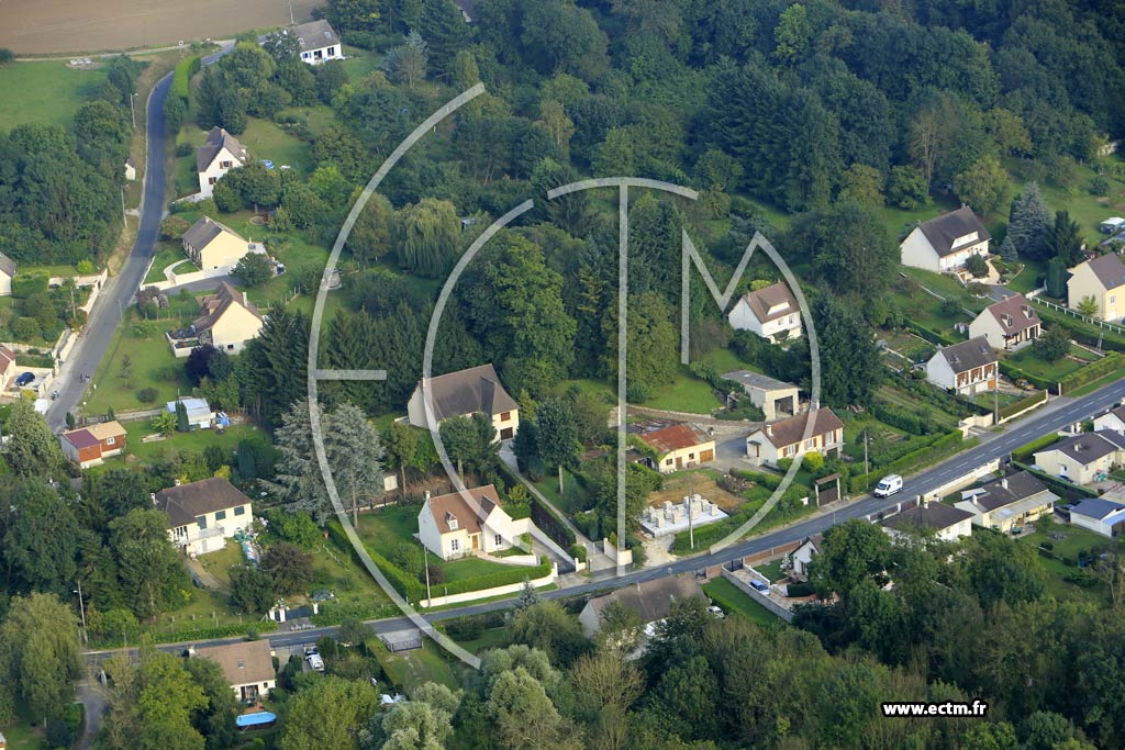Photo arienne de Bailleval (Sncourt)