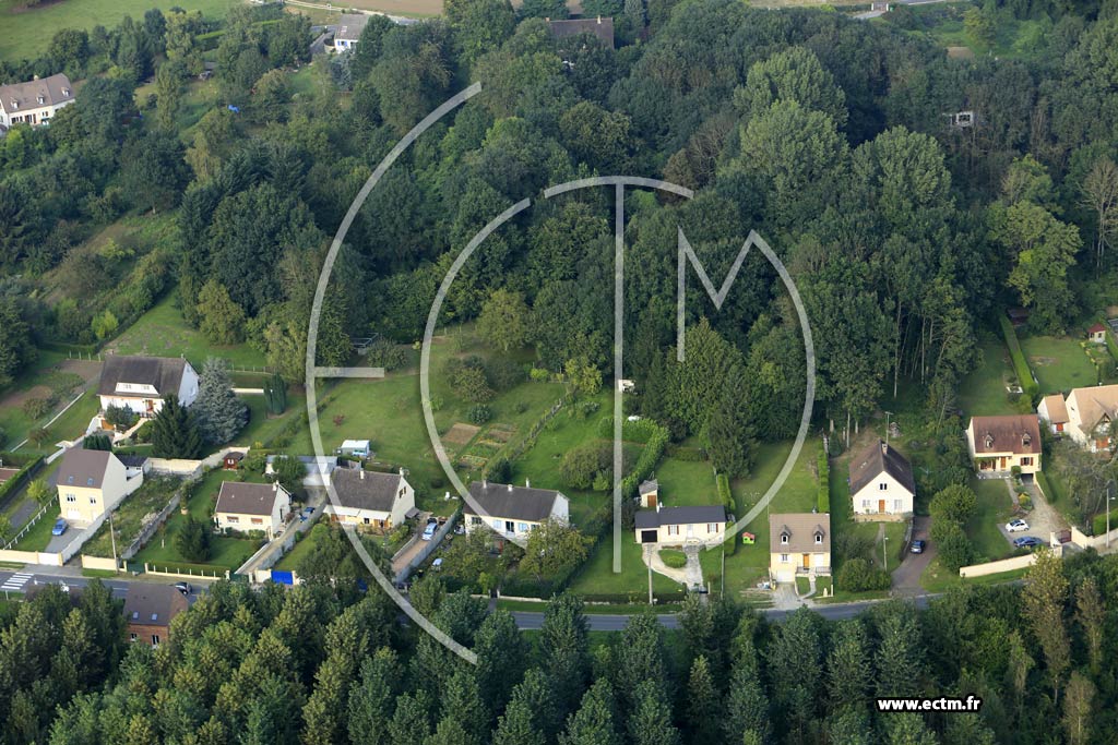 Photo arienne de Bailleval (Sncourt)