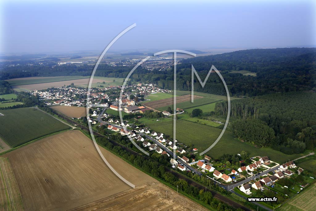 Photo arienne de Breuil-le-Vert
