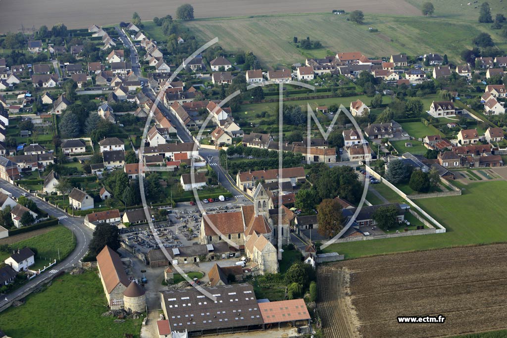 Photo arienne de Breuil-le-Vert