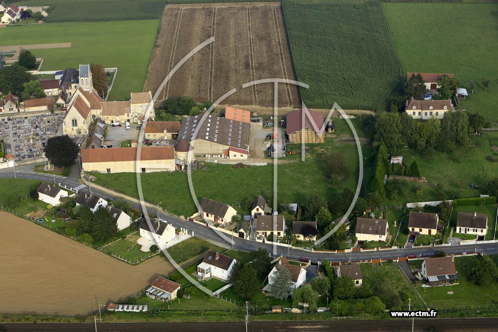 Photo arienne de Breuil-le-Vert