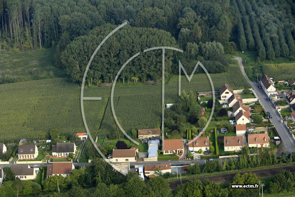 Photo arienne de Breuil-le-Vert