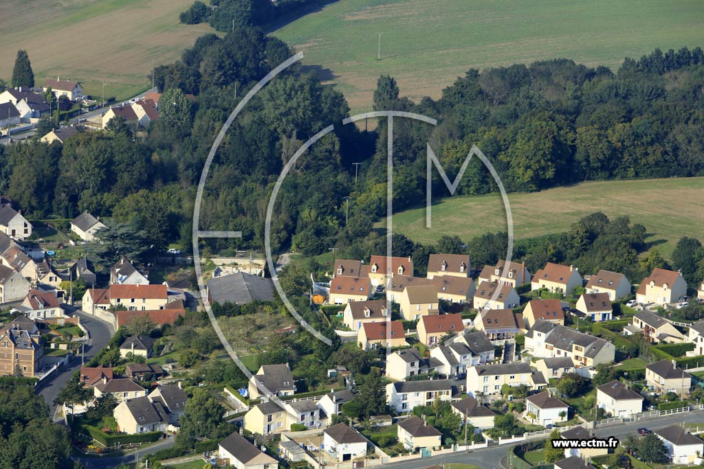 Photo arienne de Bury (Quartier de la Cit Herminie)