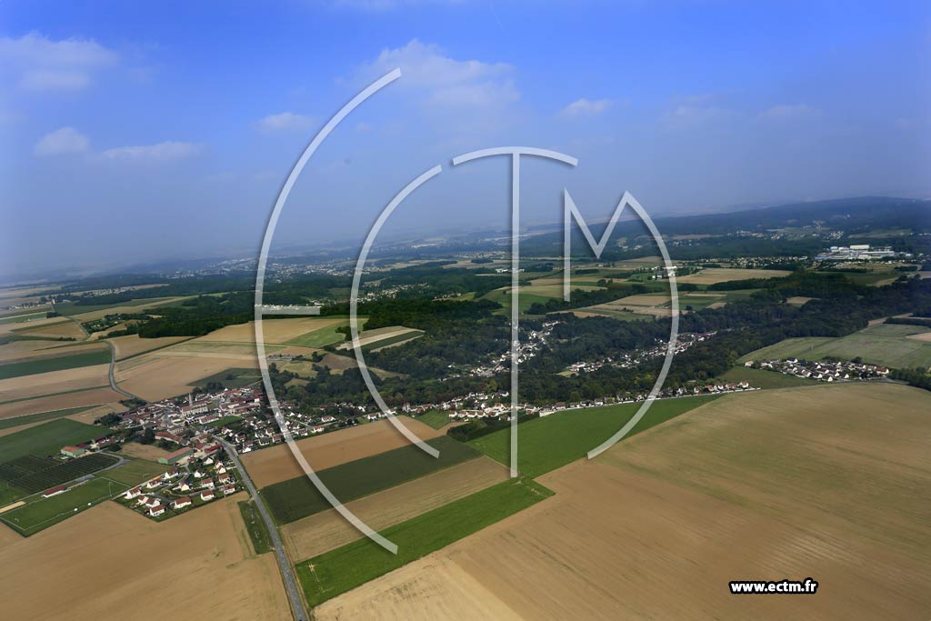 Photo arienne de Cambronne-ls-Clermont
