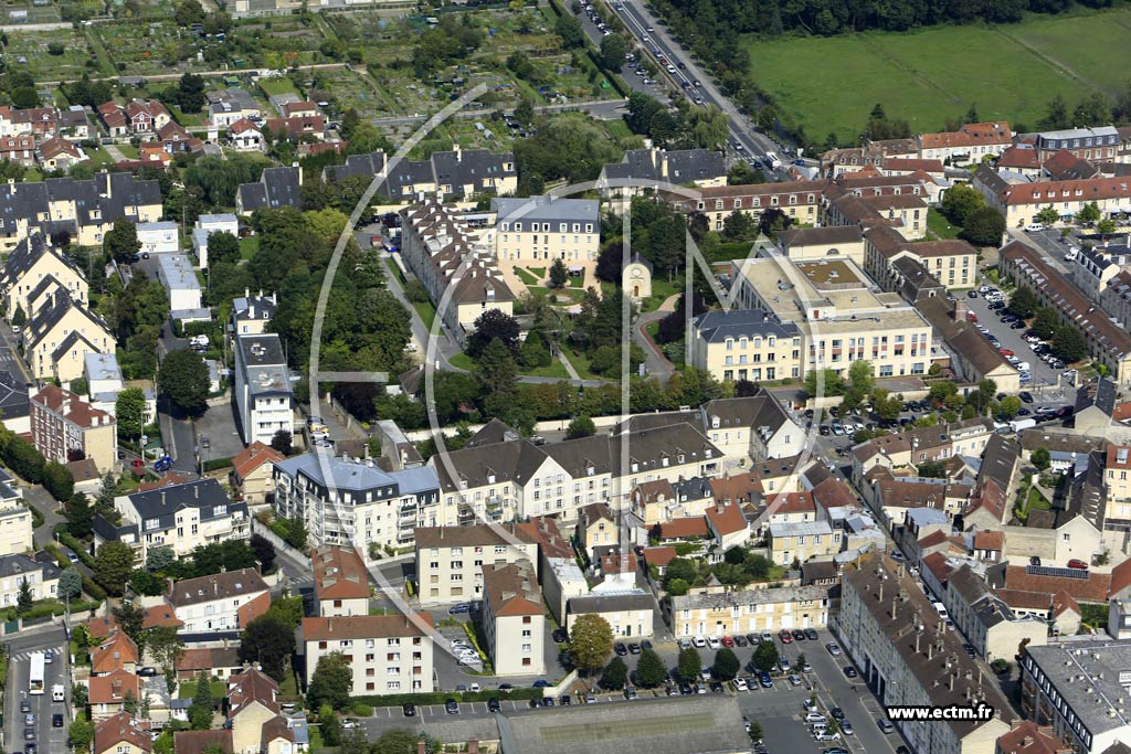 Photo arienne de Chantilly (le Bois Saint-Denis)