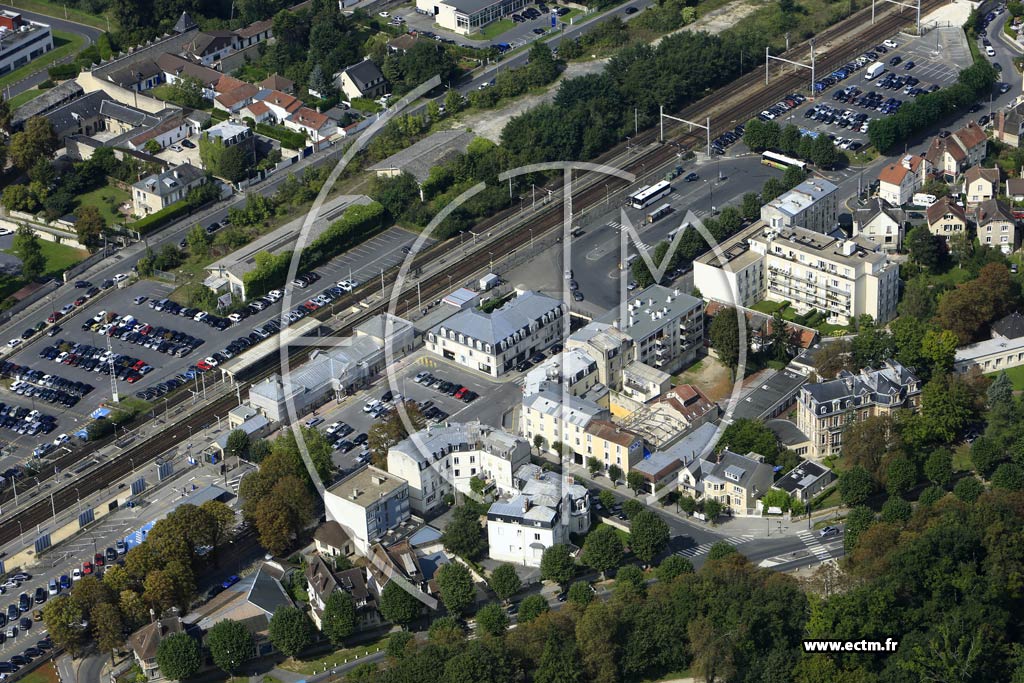 Photo arienne de Chantilly (Quartier de l'Av. du Marchal Joffre)