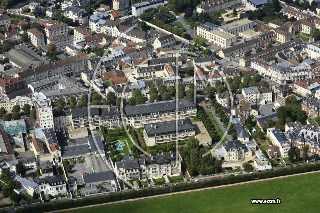 Photo arienne de Chantilly (Quartier de la Rue du Connetable)
