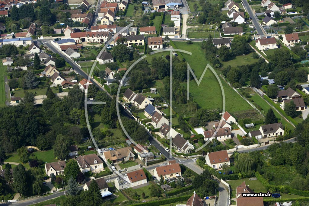 Photo arienne de Cinqueux