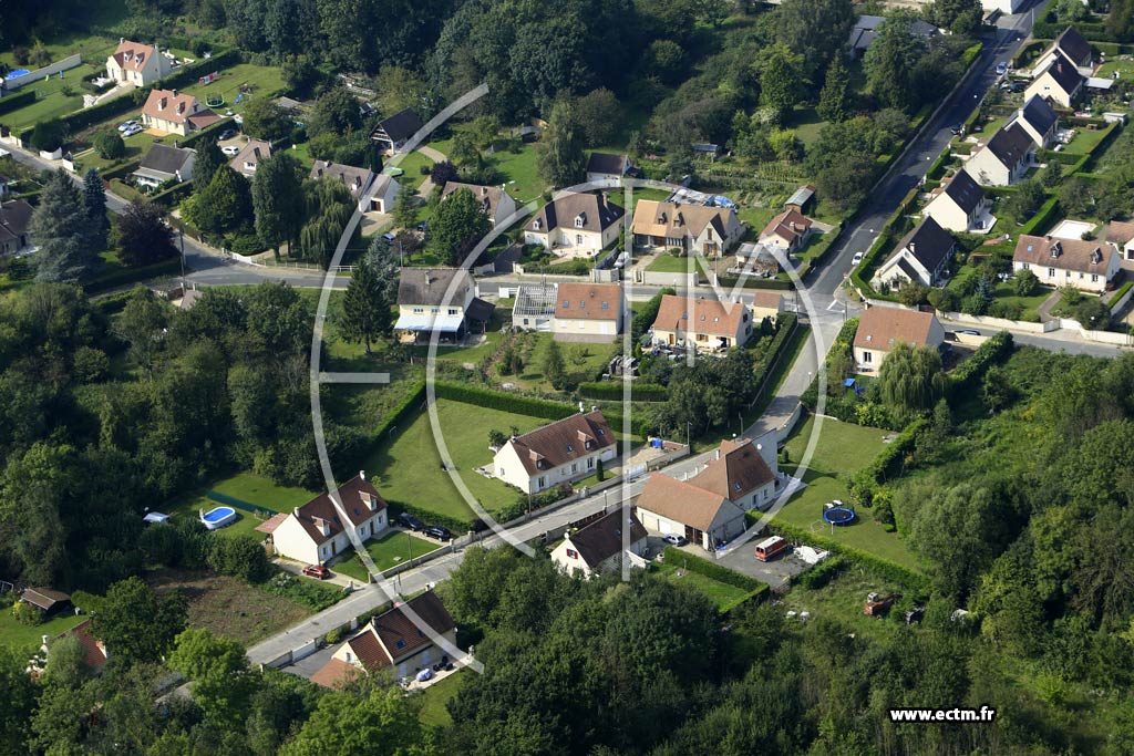 Photo arienne de Cinqueux