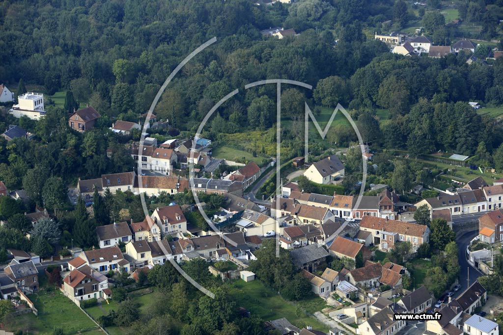 Photo arienne de Clermont (Calvaire de Bellevue)
