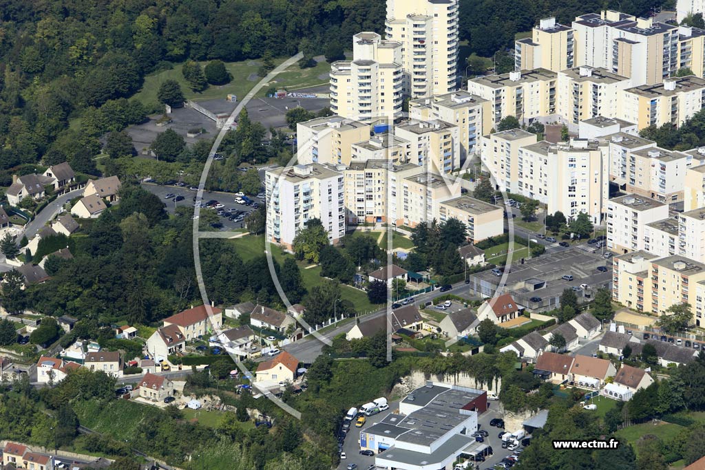 Photo arienne de Creil (Moulin)