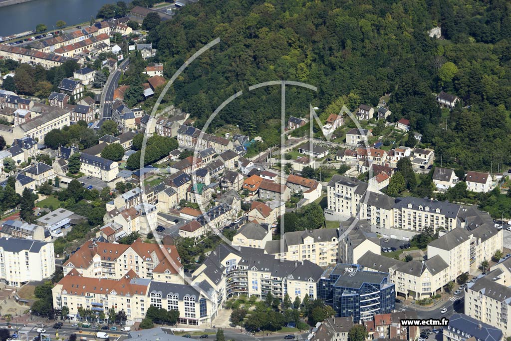 Photo arienne de Creil (Rive Gauche)