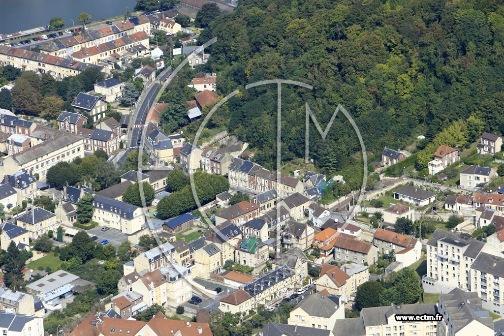 Photo arienne de Creil (Rive Gauche)