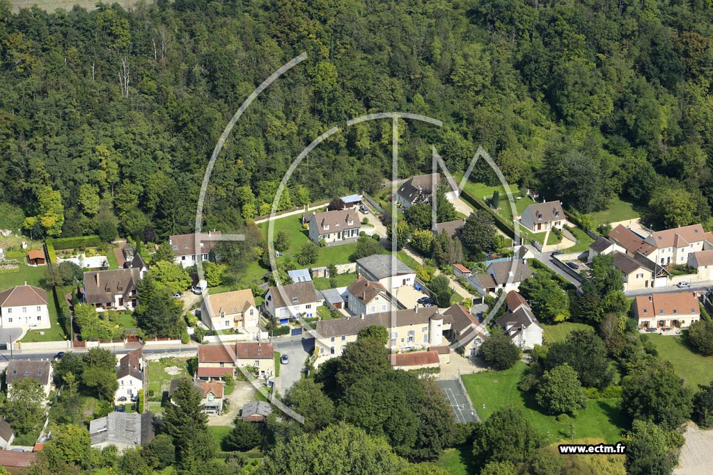 Photo arienne de Gouvieux (Chaumont)