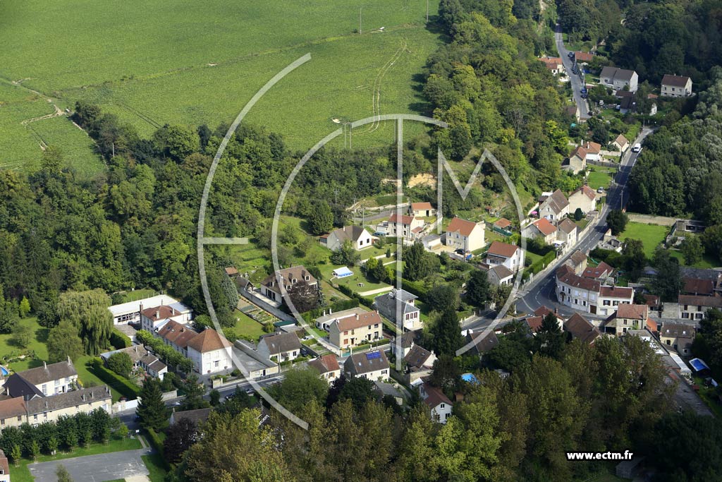 Photo arienne de Gouvieux (les Carrires)