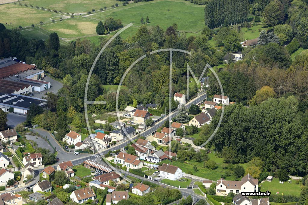 Photo arienne de Gouvieux (les Trous  Terre)