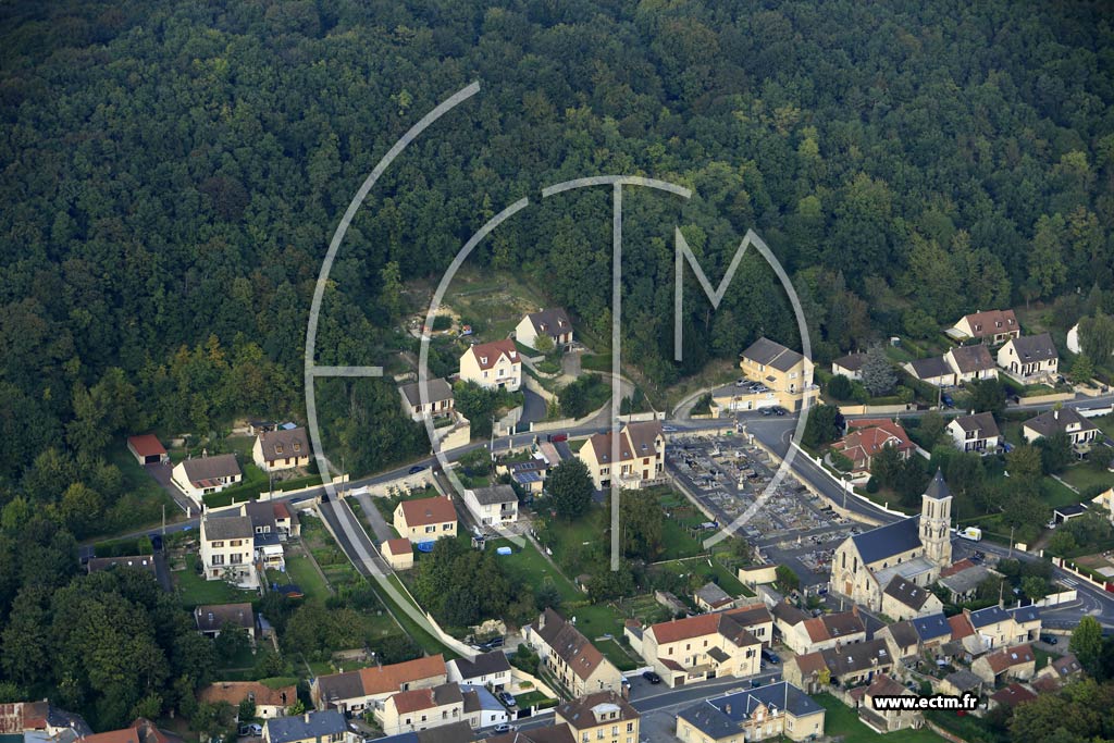 Photo arienne de Monchy-Saint-loi