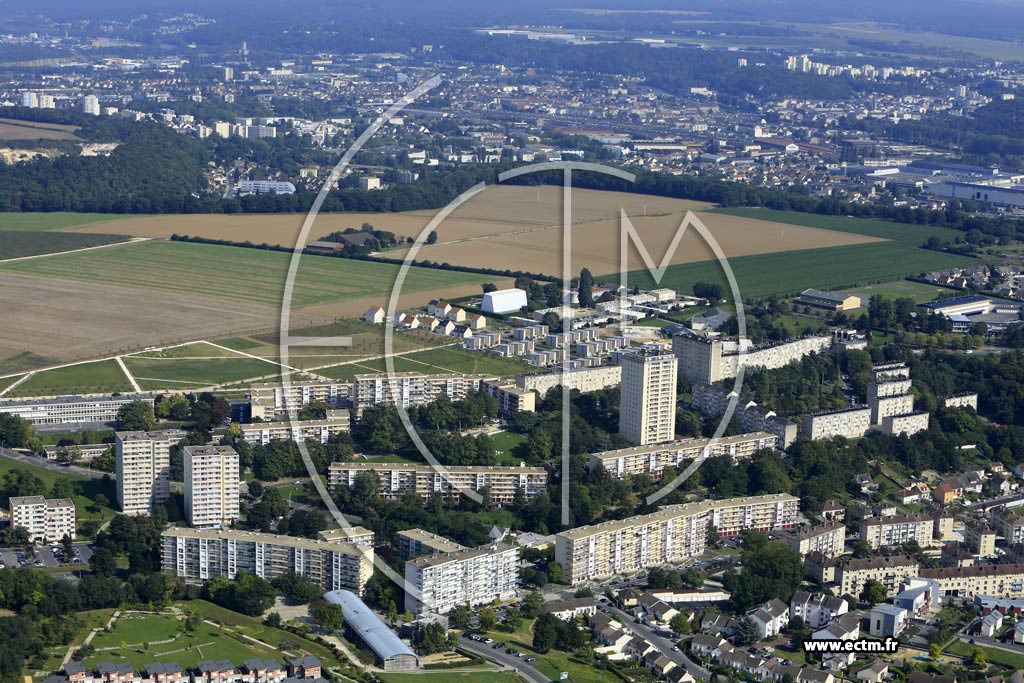 Photo arienne de Montataire