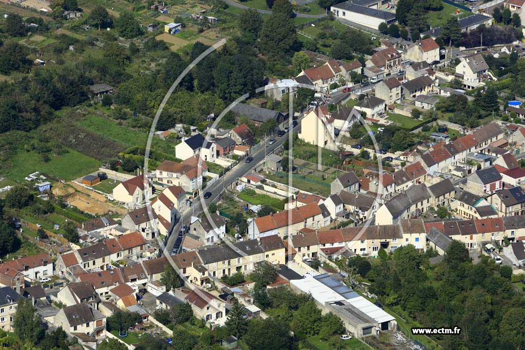 Photo arienne de Montataire (les Sablons)
