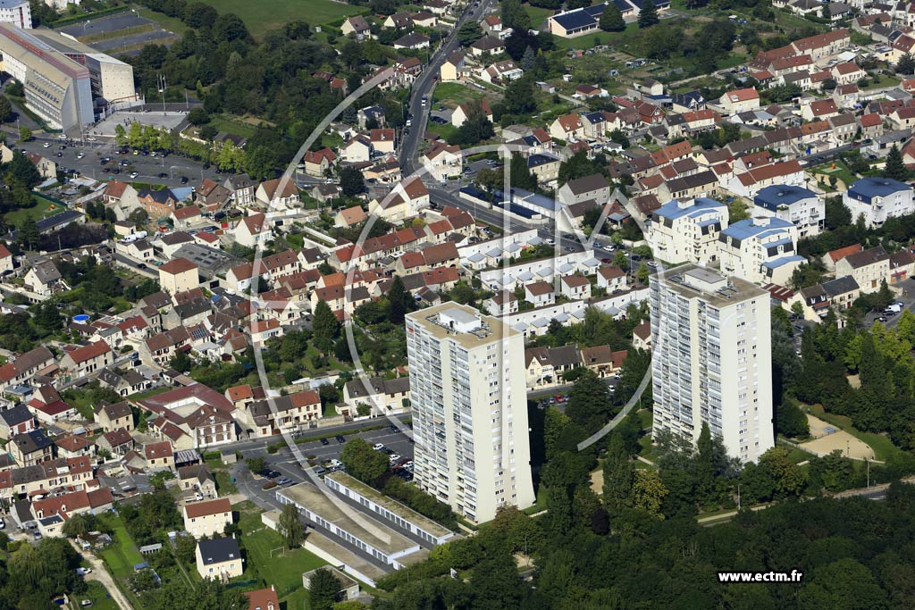 Photo arienne de Montataire (les Sablons)