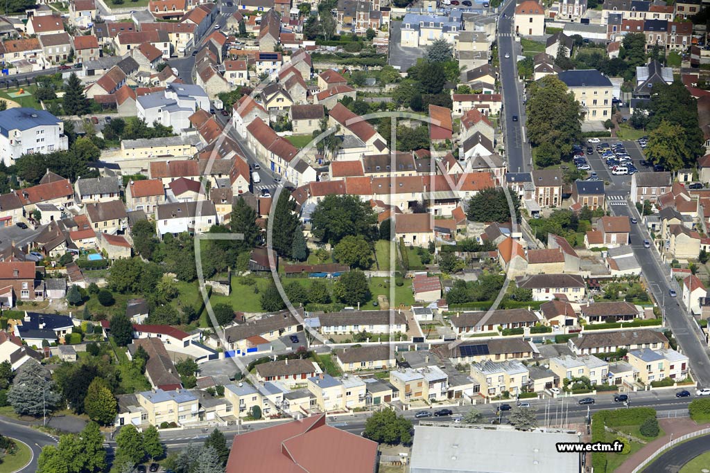 Photo arienne de Montataire (les Sablons)