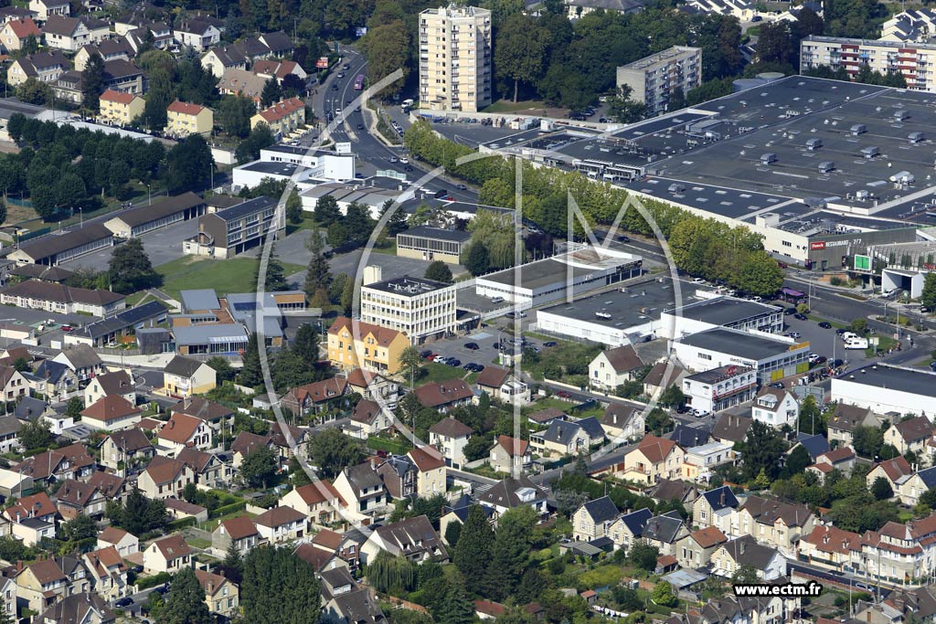 Photo arienne de Nogent-sur-Oise (Carnot - Pont Royal)