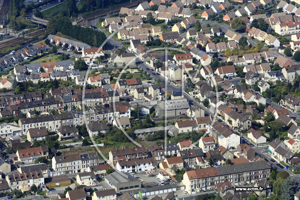 Photo arienne de Nogent-sur-Oise (Carnot - Pont Royal)