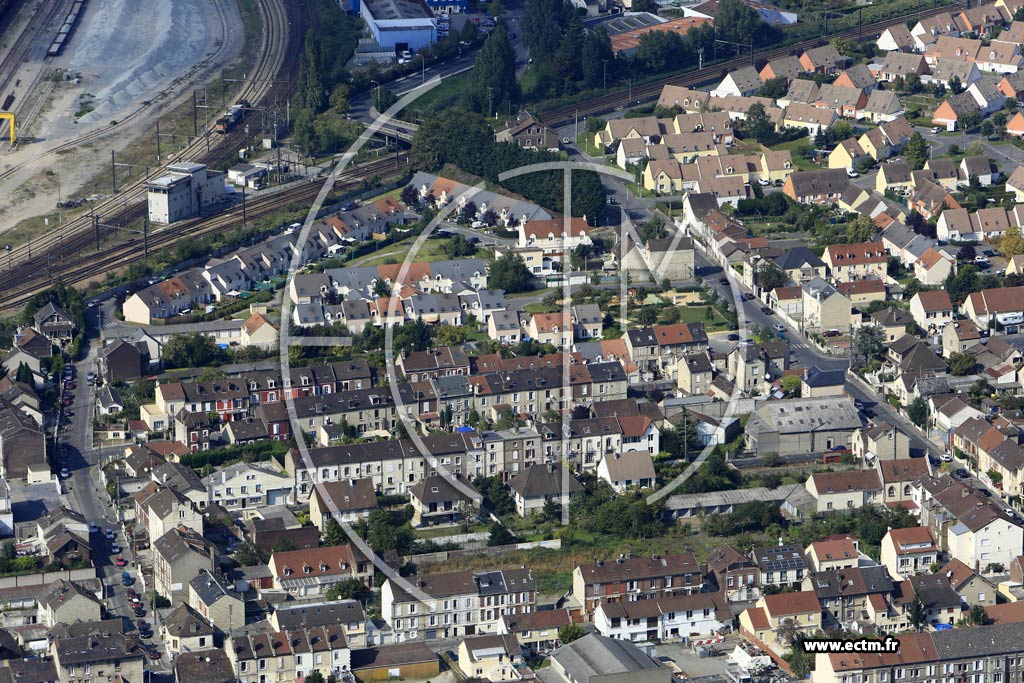 Photo arienne de Nogent-sur-Oise (Carnot - Pont Royal)