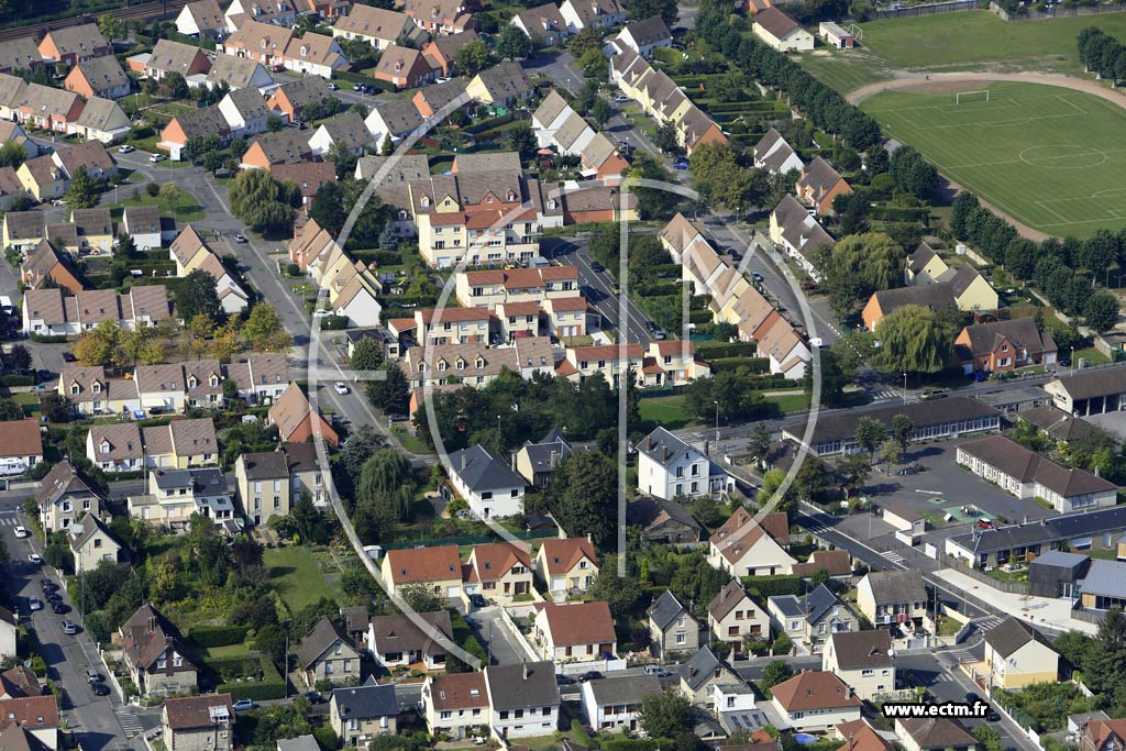 Photo arienne de Nogent-sur-Oise (Carnot - Pont Royal)