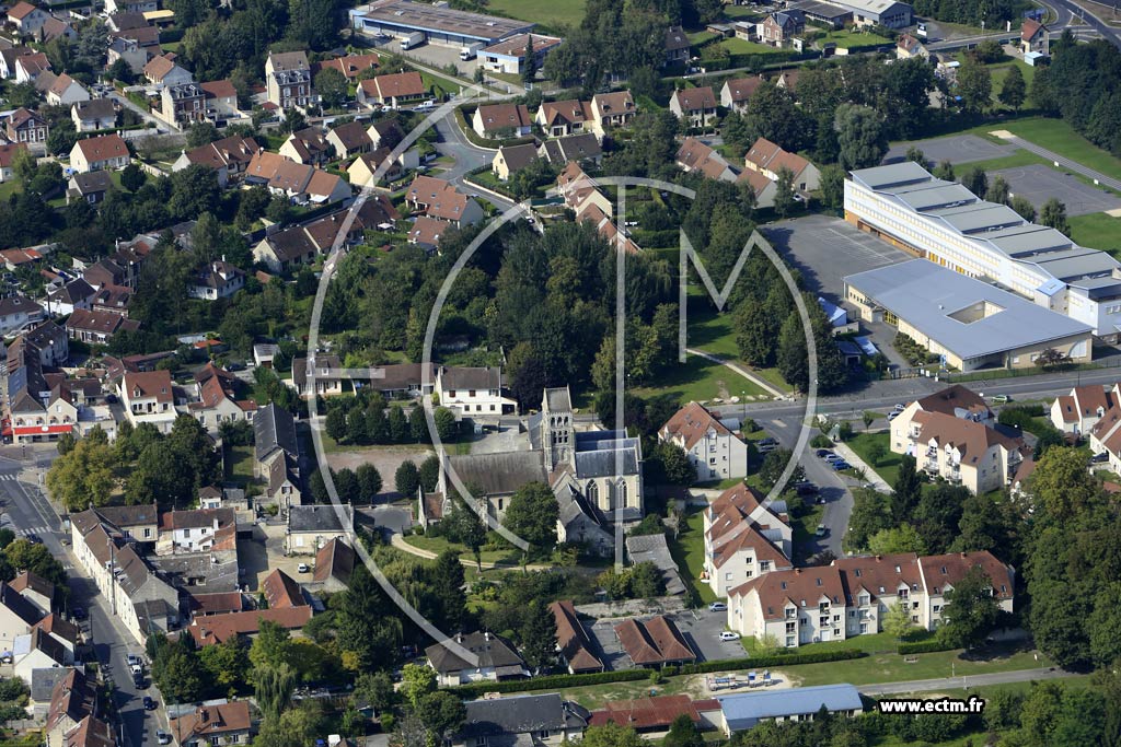 Photo arienne de Nogent-sur-Oise (Royaumont)