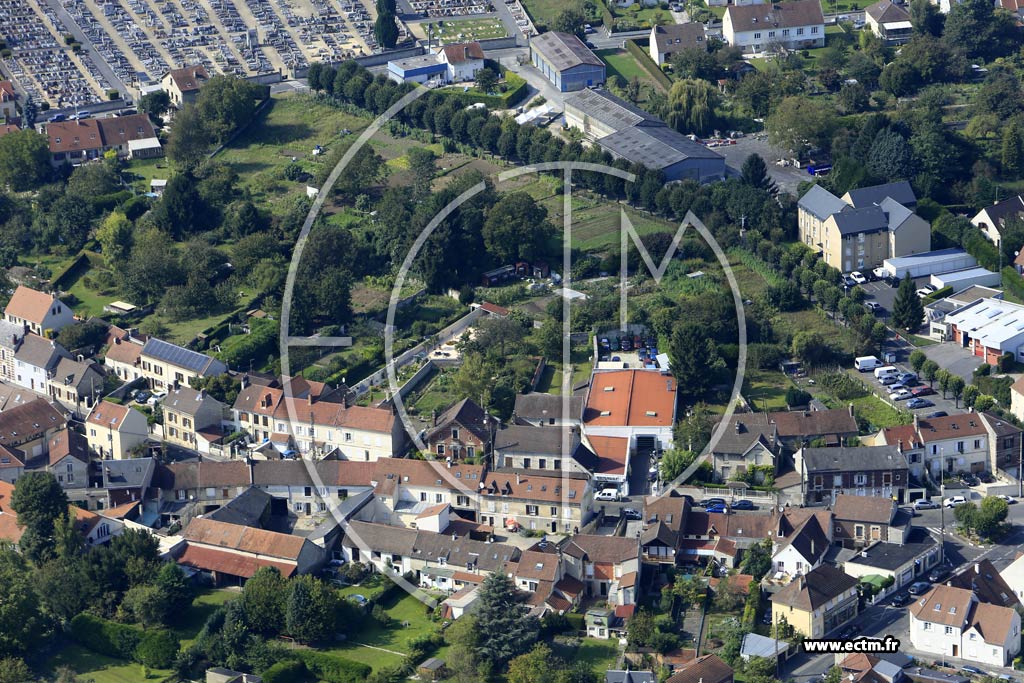 Photo arienne de Nogent-sur-Oise (Royaumont)