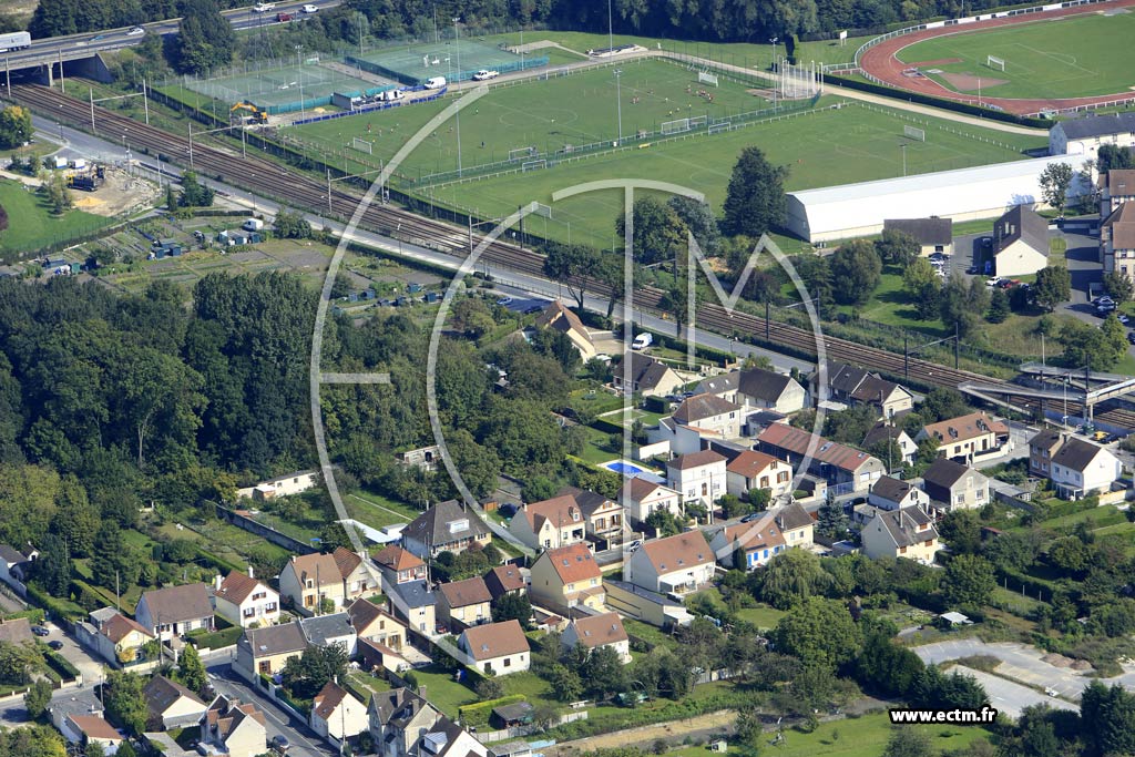 Photo arienne de Nogent-sur-Oise (Royaumont)