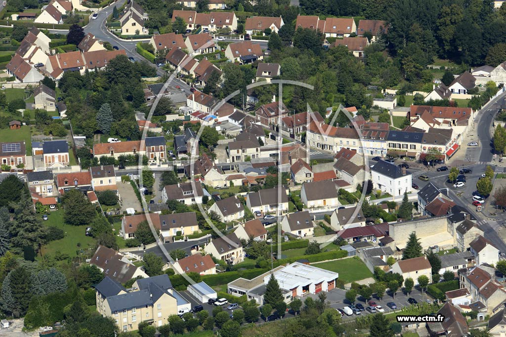 Photo arienne de Nogent-sur-Oise (Royaumont)