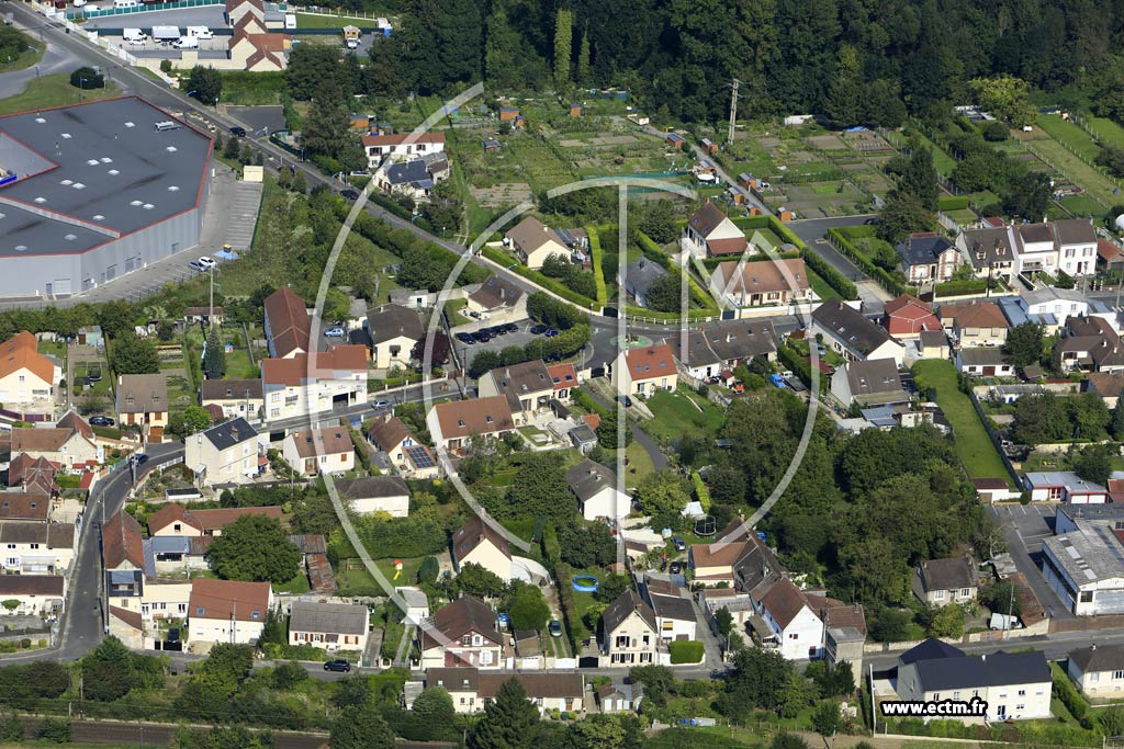 Photo arienne de Nogent-sur-Oise (Saulcy)
