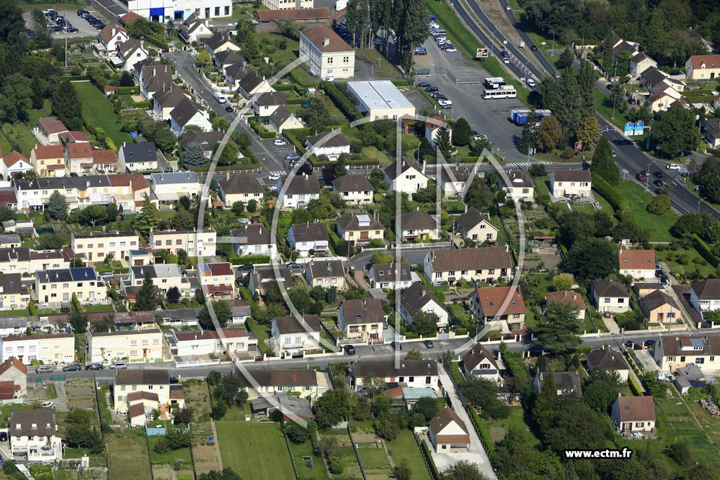 Photo arienne de Nogent-sur-Oise (Saulcy)