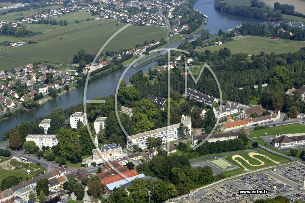 Photo arienne de Pont-Sainte-Maxence